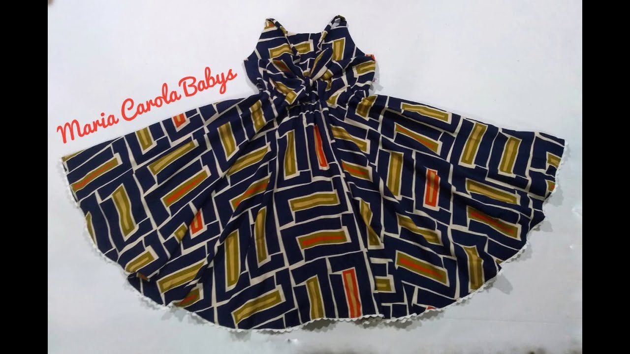 Vestido Gabriela, (2 parte) veste de 6 meses a 10 anos, modelagem gratuita