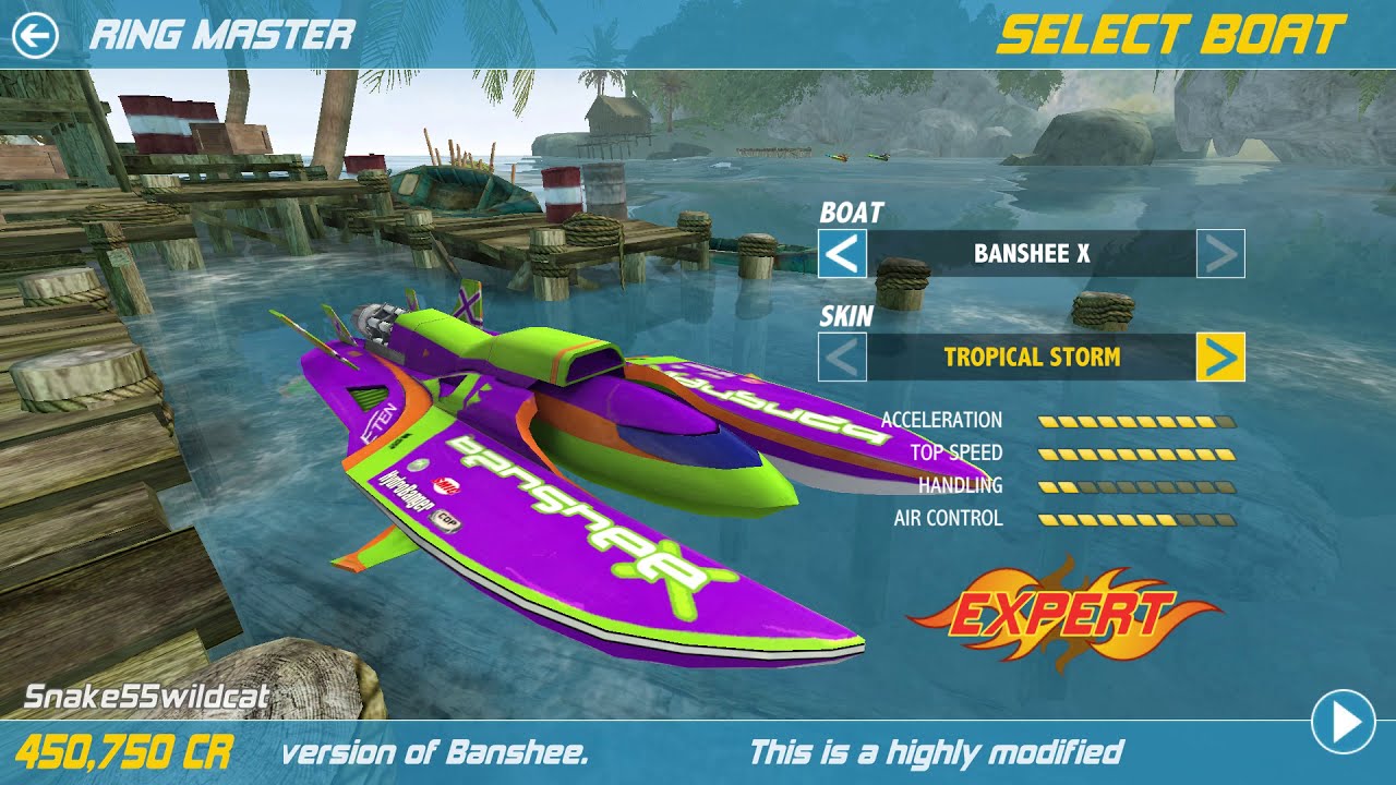 Ring Rally - Hydro Thunder Hurricane - Atlantis (Ring Master - Expert) with Banshee X