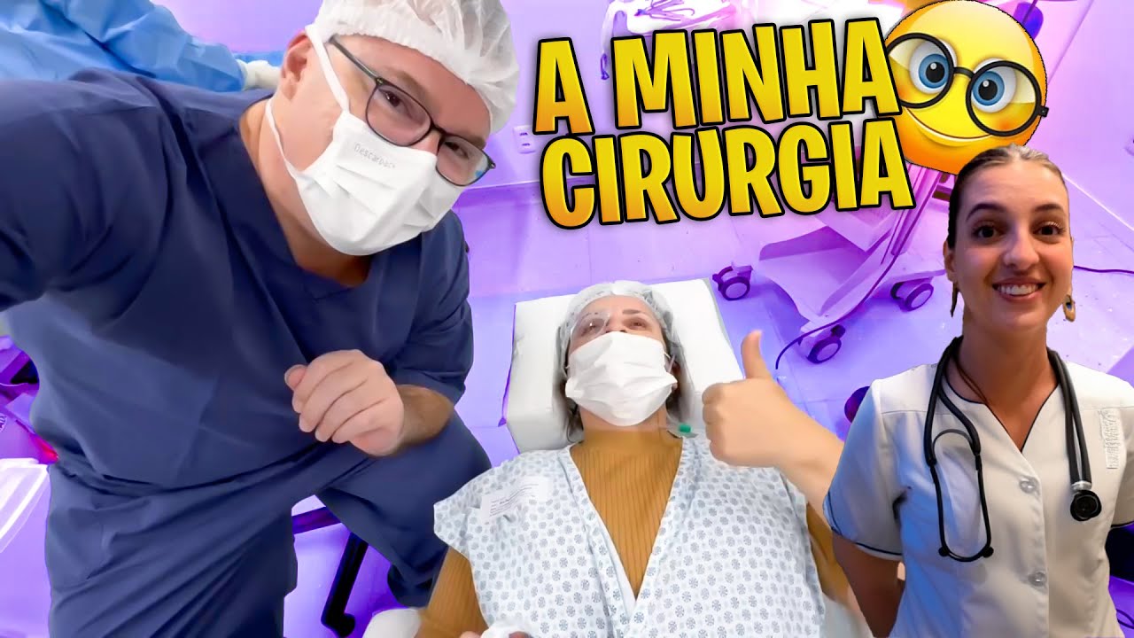 FIZ MINHA CIRURGIA   🙏🏻😱 OPEREI MEU OLHO E JA ESTOU VENDO TUDO DIFERENTE