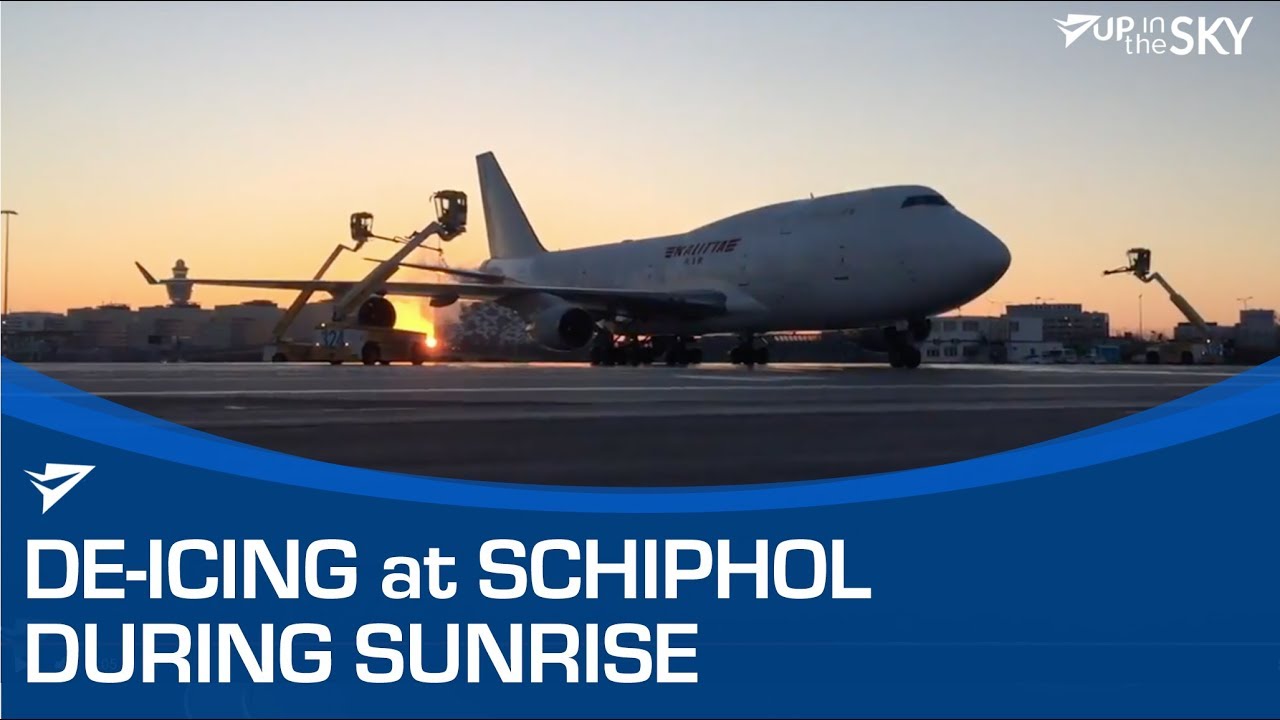 Aircraft De Icing at Schiphol (B747, B737)