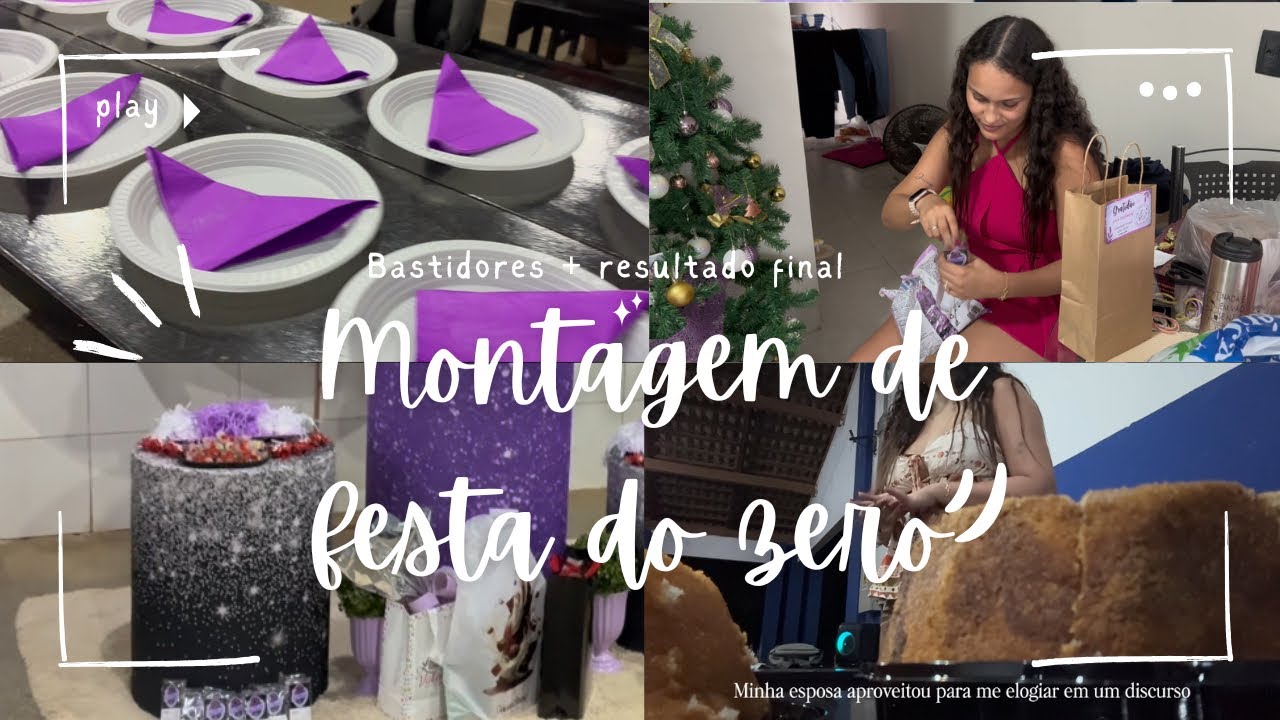 Montagem de festa do Zero🎈| Bastidores + Resultado Final