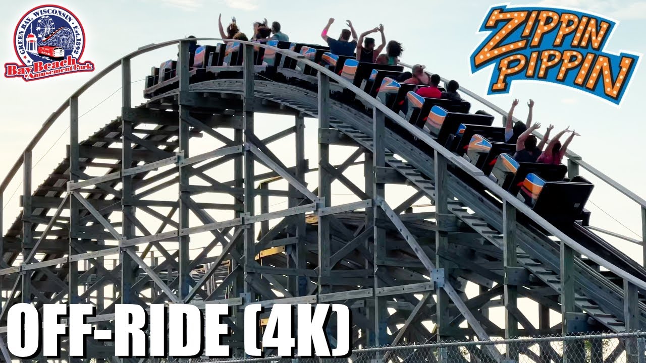 Zippin Pippin Off-Ride 2021 (4K) - Bay Beach Amusement Park - Non Copyright