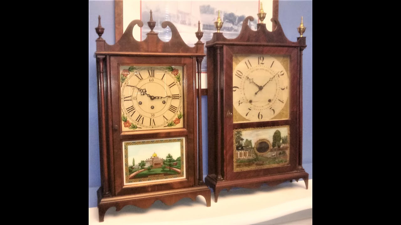 Original 1820s Eli Terry Pillar & Scroll Clock Compared To A 1970s Replica. Which Would You Choose?