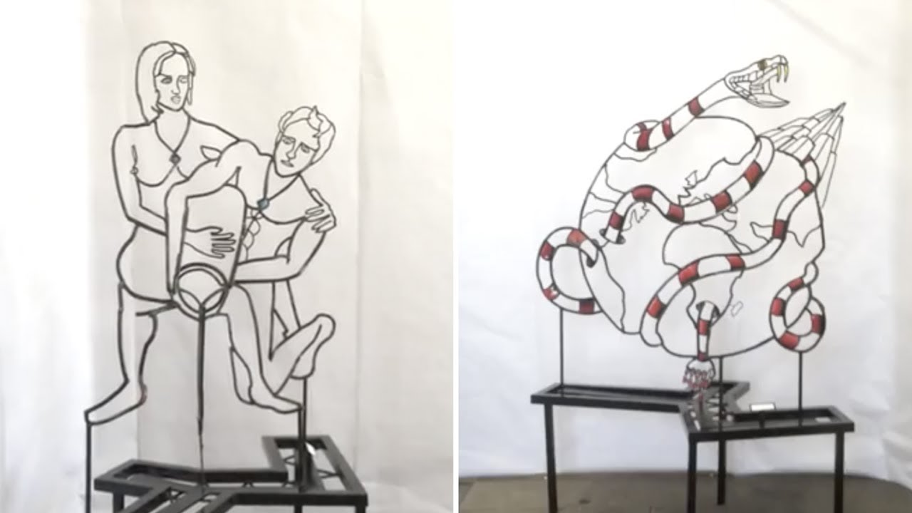 Ces sculptures changent de forme selon votre angle de vue