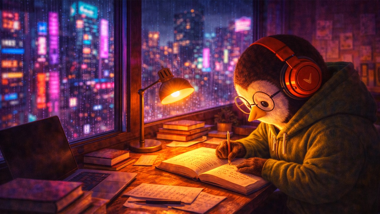 Deep Work Violin LoFi 🌧 | Rainy Night Study Music for Maximum Focus