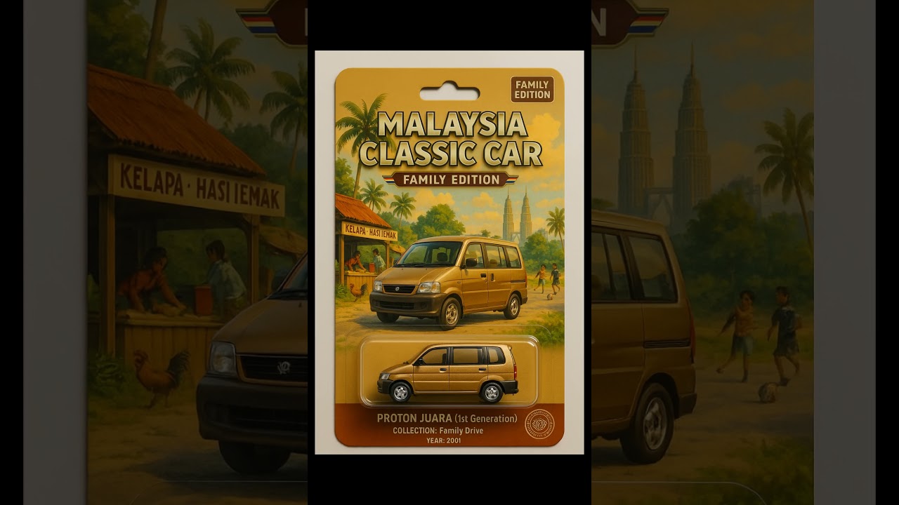 Proton Juara 🚐🇲🇾 | Malaysia’s Retro Family Van | 2001 Classic Car Family Edition 