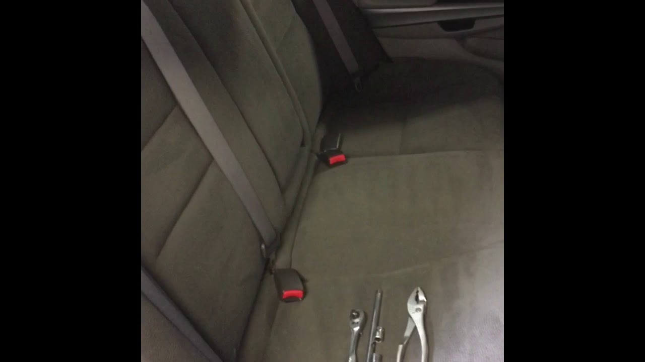 How to Remove the Backseat in a 08-12 Honda Accord 8th Generation