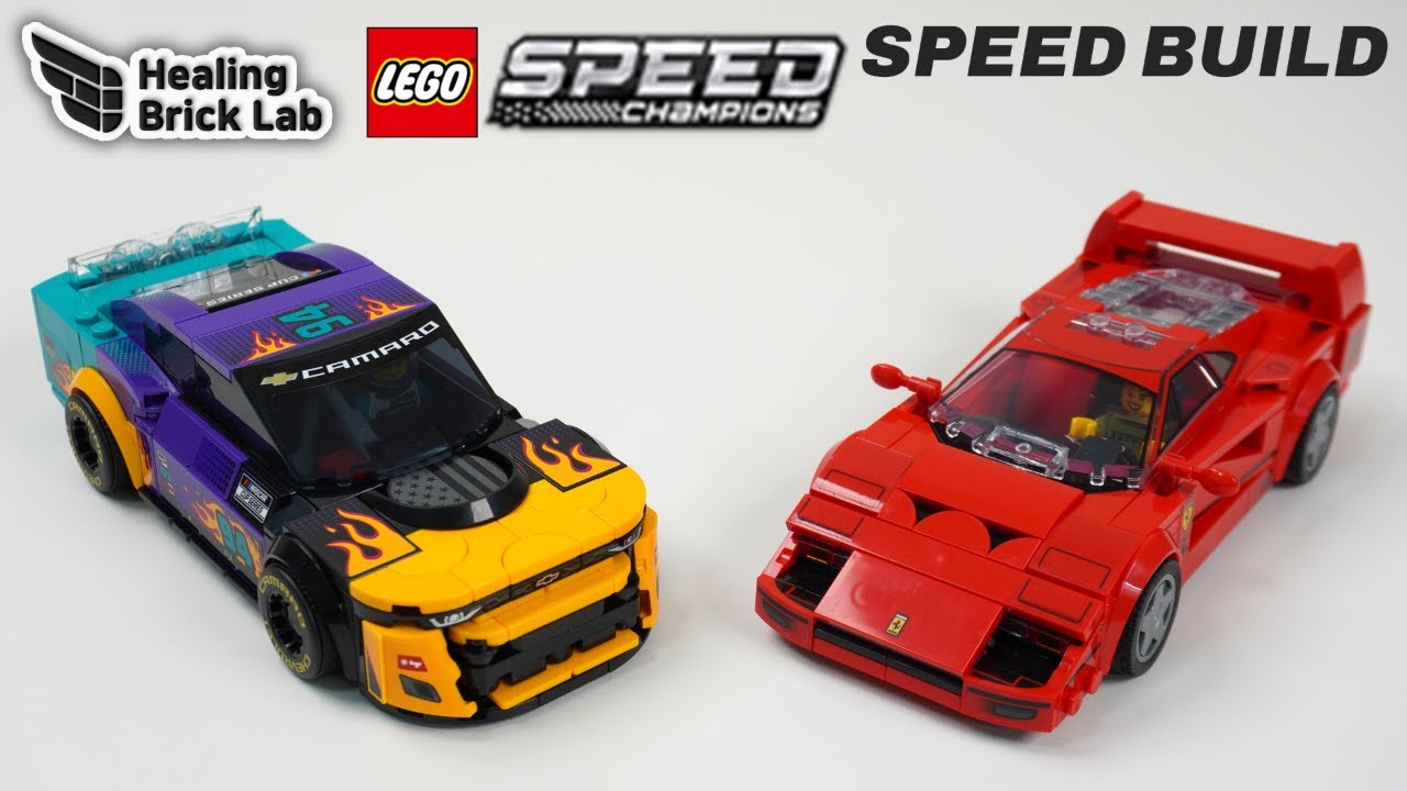 All Lego Speed Champions 2024 August Sets Compilation Speed Build