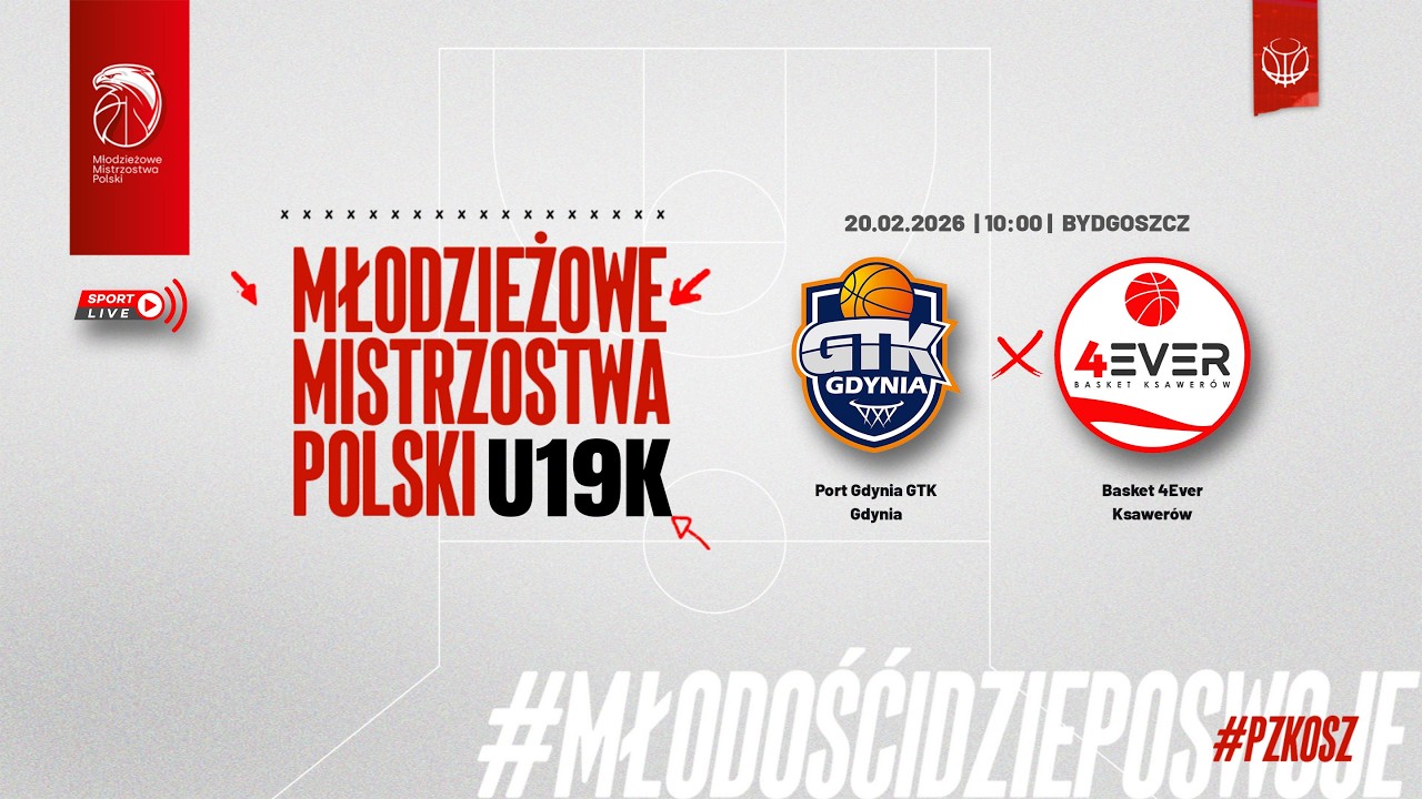 Port Gdynia GTK Gdynia - Basket 4Ever Ksawer&oacute;w (Finał MMP U19K)