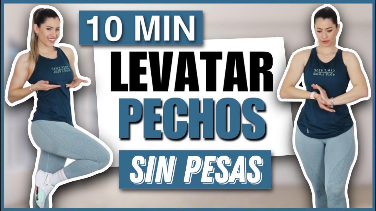 EJERCICIOS PARA LEVANTAR LOS PECHOS | Levantar y Tonificar Busto | NatyGlossGym