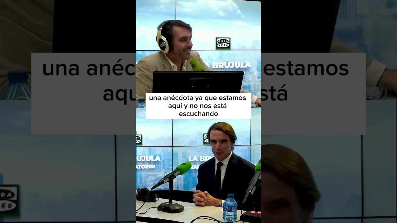 Aznar se&ntilde;ala el  problema de Catalu&ntilde;a: 