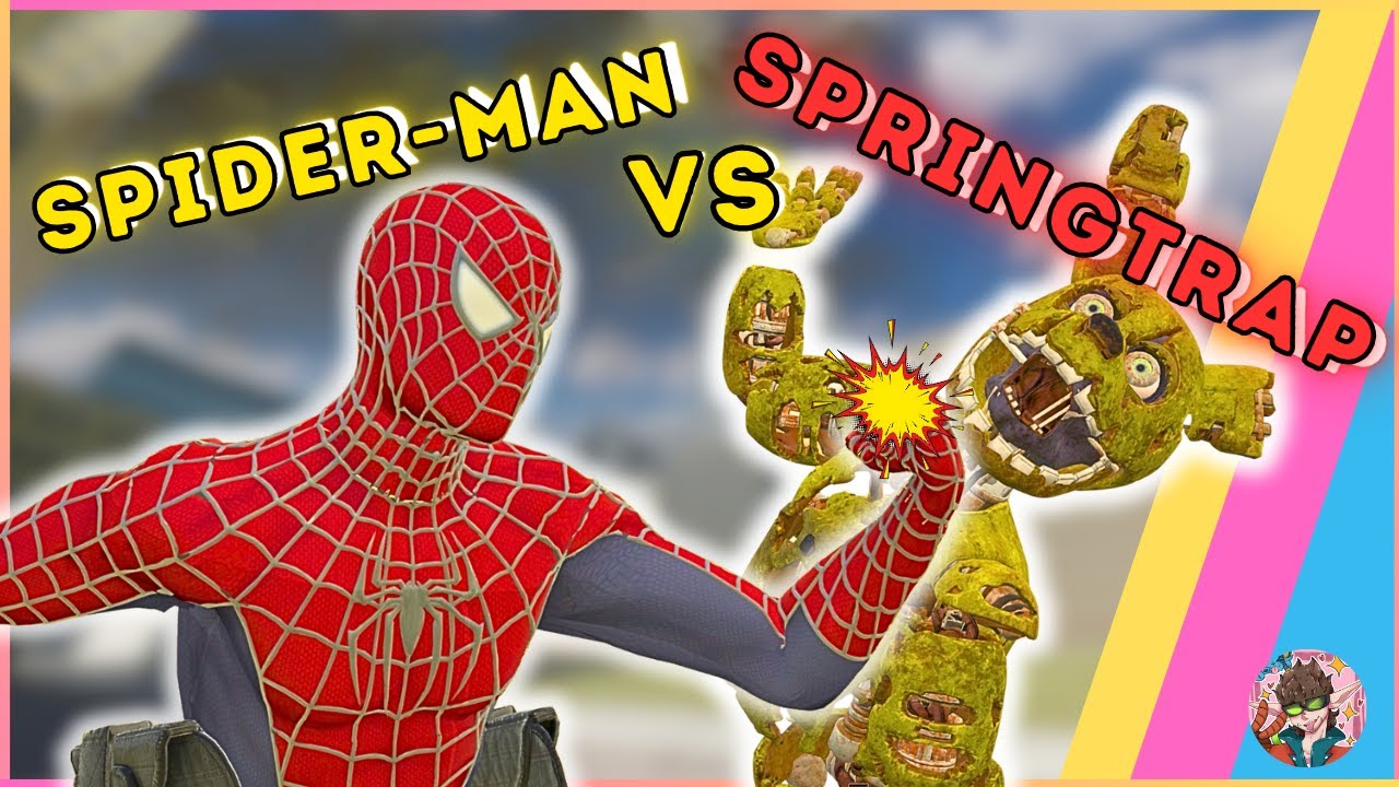 Spider-Man VR vs Springtrap #vr #virtualreality #spiderman #gaming #benbu