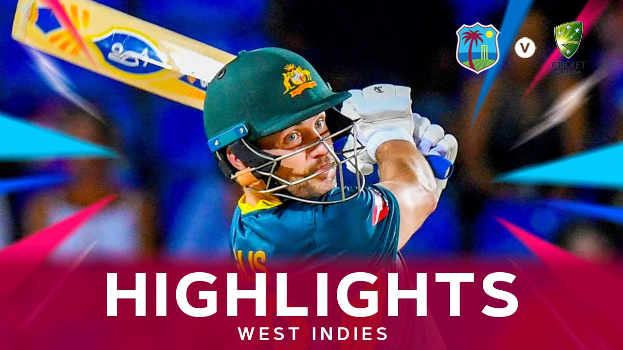 Green and Inglis Hit 50s | Highlights | West Indies v Australia | 4th T20I