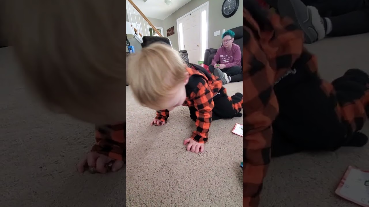 Lucas running and entertaining Grandma and Aunt Katie! Christmas with them too! 1/21/2026