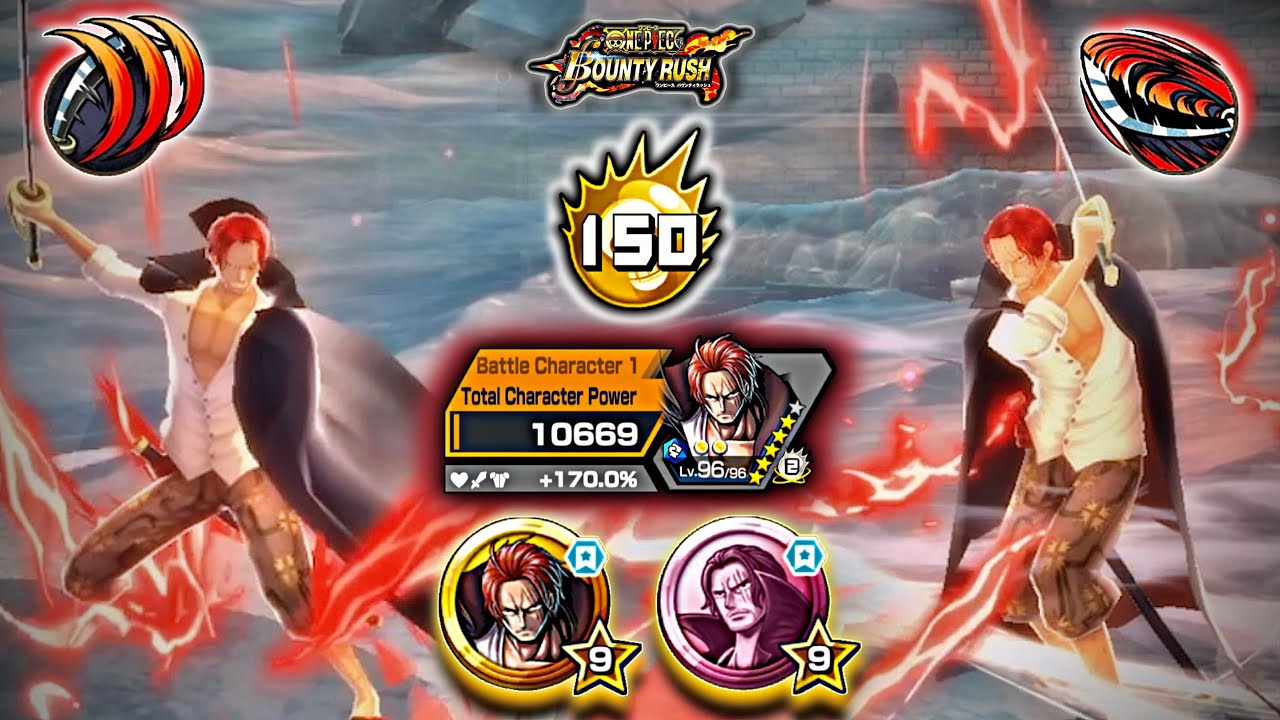 EX Yonko Shanks with [Shanks Medal Set] Showcase | One Piece Bounty Rush