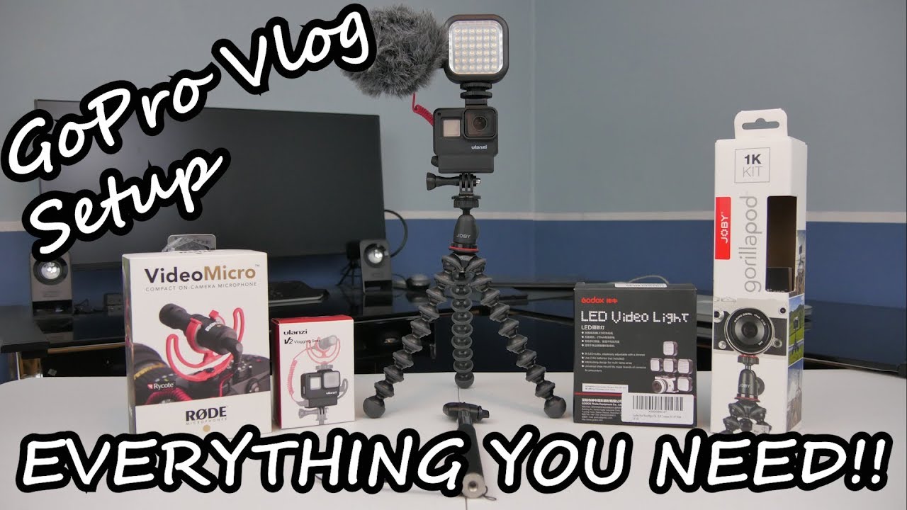 Ultimate GoPro Hero 5 6 7 Vlogging setup! | Great for beginners!