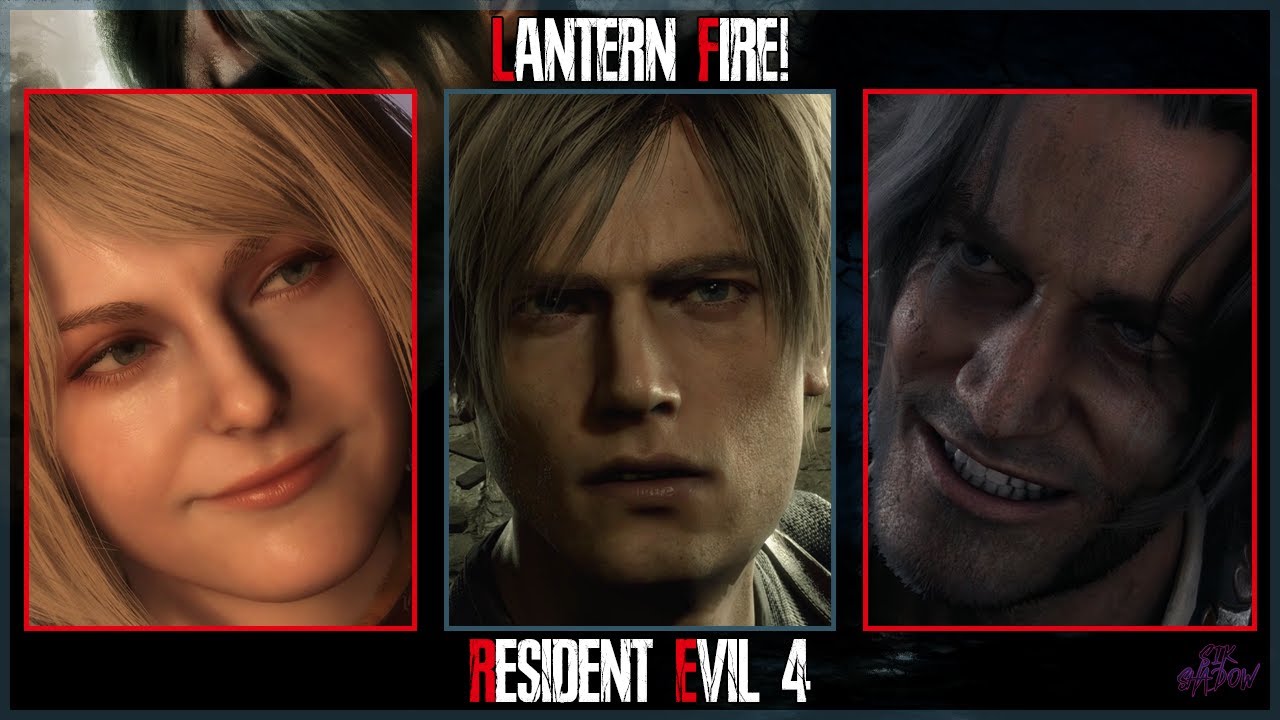 RE4: Remake - Ashley Graham ft. Leon Kennedy & Luis Serra - LANTERN FIRE!