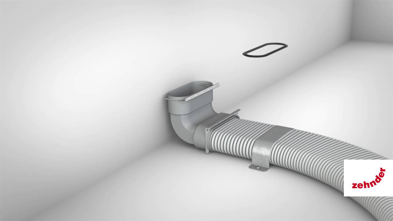 Zehnder comfortable indoor ventilation: Installation and functions Zehnder ComfoTube flat 51