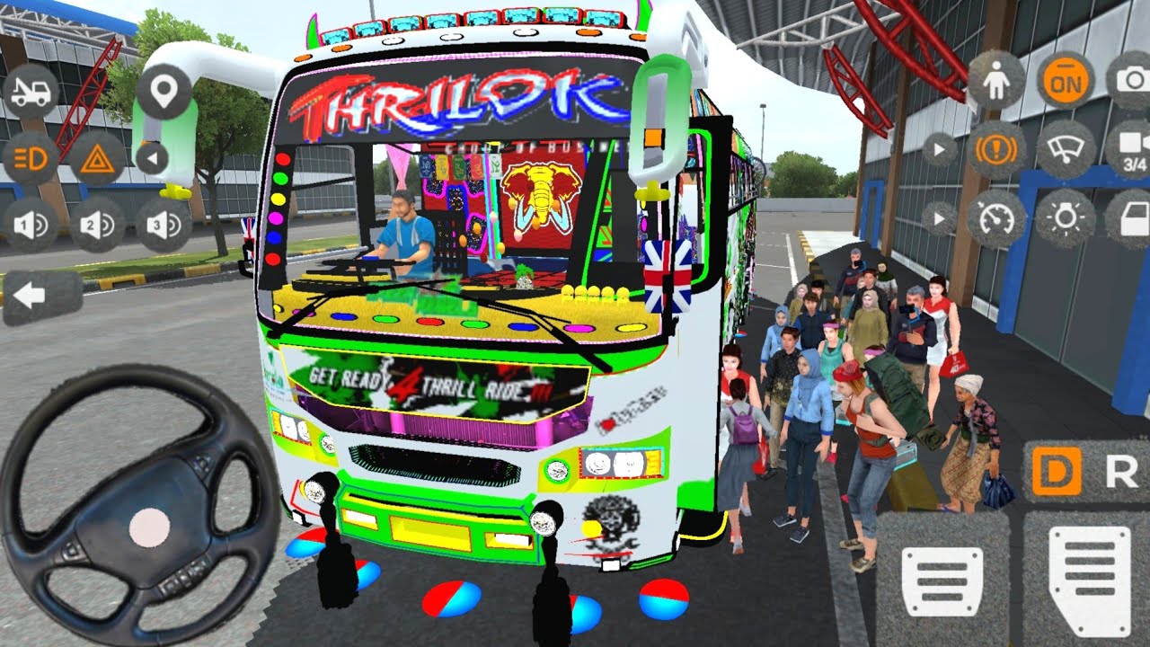 💥 Bus Simulator Indonesia Long Route Bus Journey Gameplay Video 