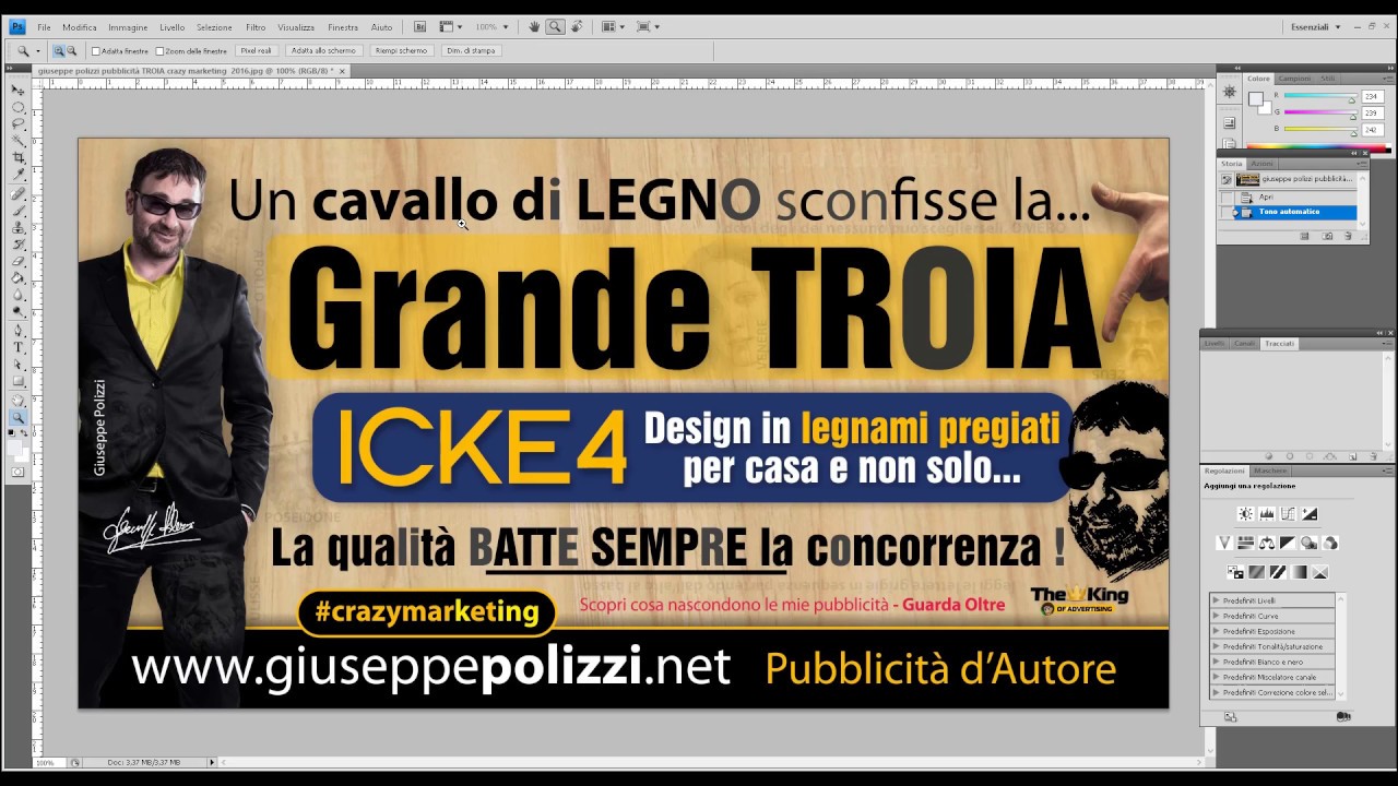 la GRANDE TROIA Spiegazione Visiva del Crazymaketing di Giuseppe Polizzi - Genio pubblicitario
