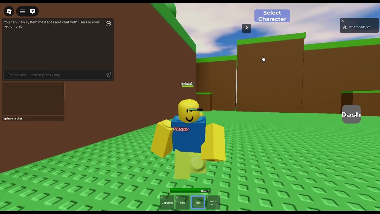 day 4 of making a fighting game: add custom walk and custom dash, add emote(NOT FINSH)