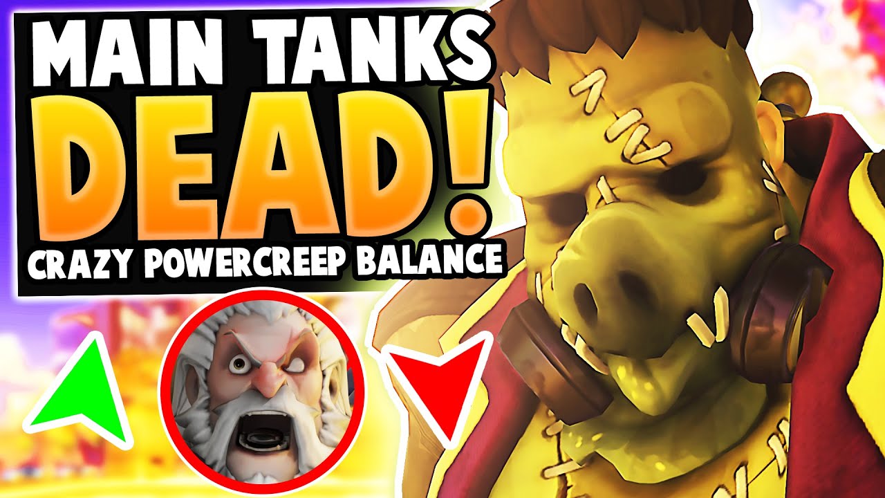 Overwatch Main Tanks are DEAD! | *NEW* Hog Meta is OP! | Crazy Powercreep Balance?