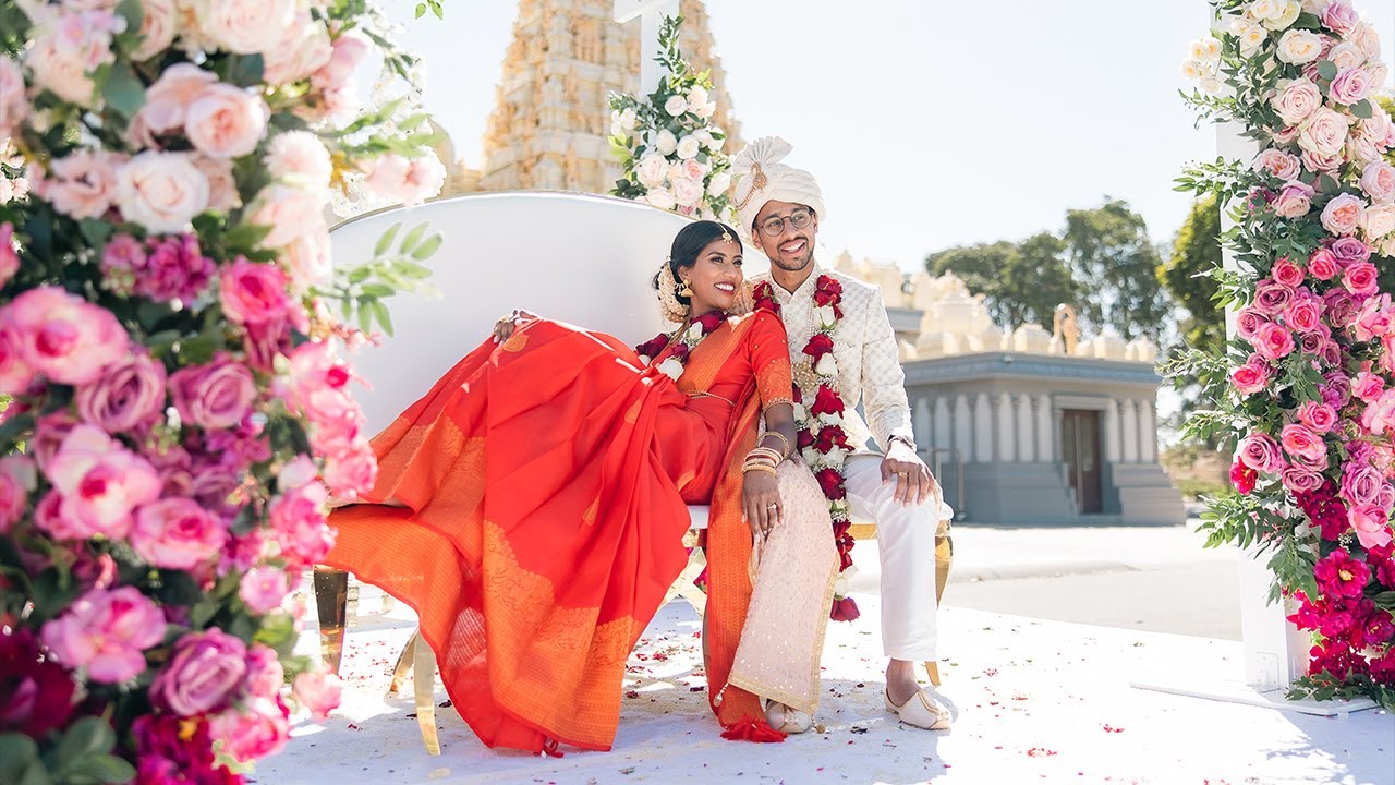 Thusheka & Josh - Shri Shiva Vishnu Temple, Encore St Kilda | Highlight Film