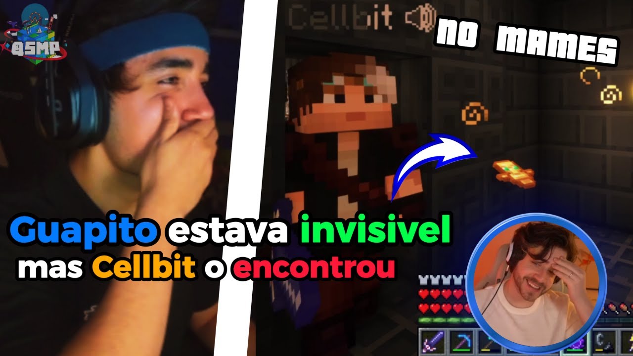 ⭐QSMP: Guapito quis incomodar o Cellbit e olha no que aconteceu?