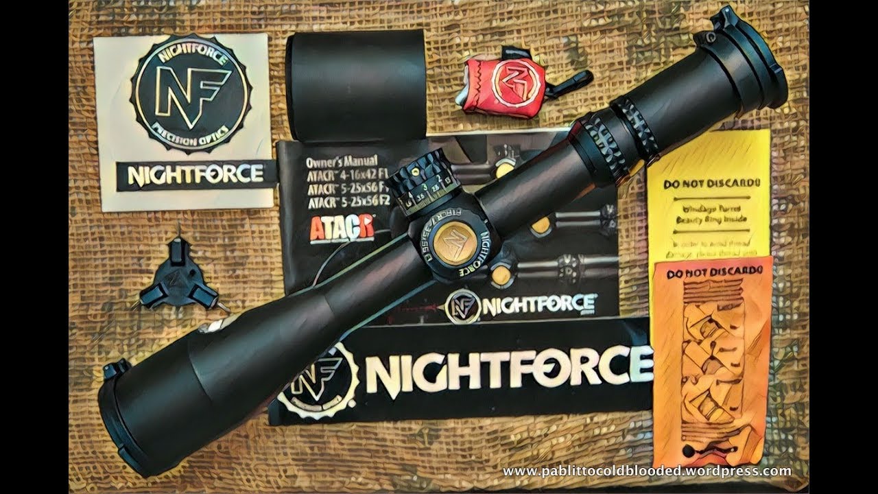 Распаковка и Обзор: Nightforce ATACR 7-35x56 F1 ZeroS 0.1Mil сетка Mil-R с подсветкой.