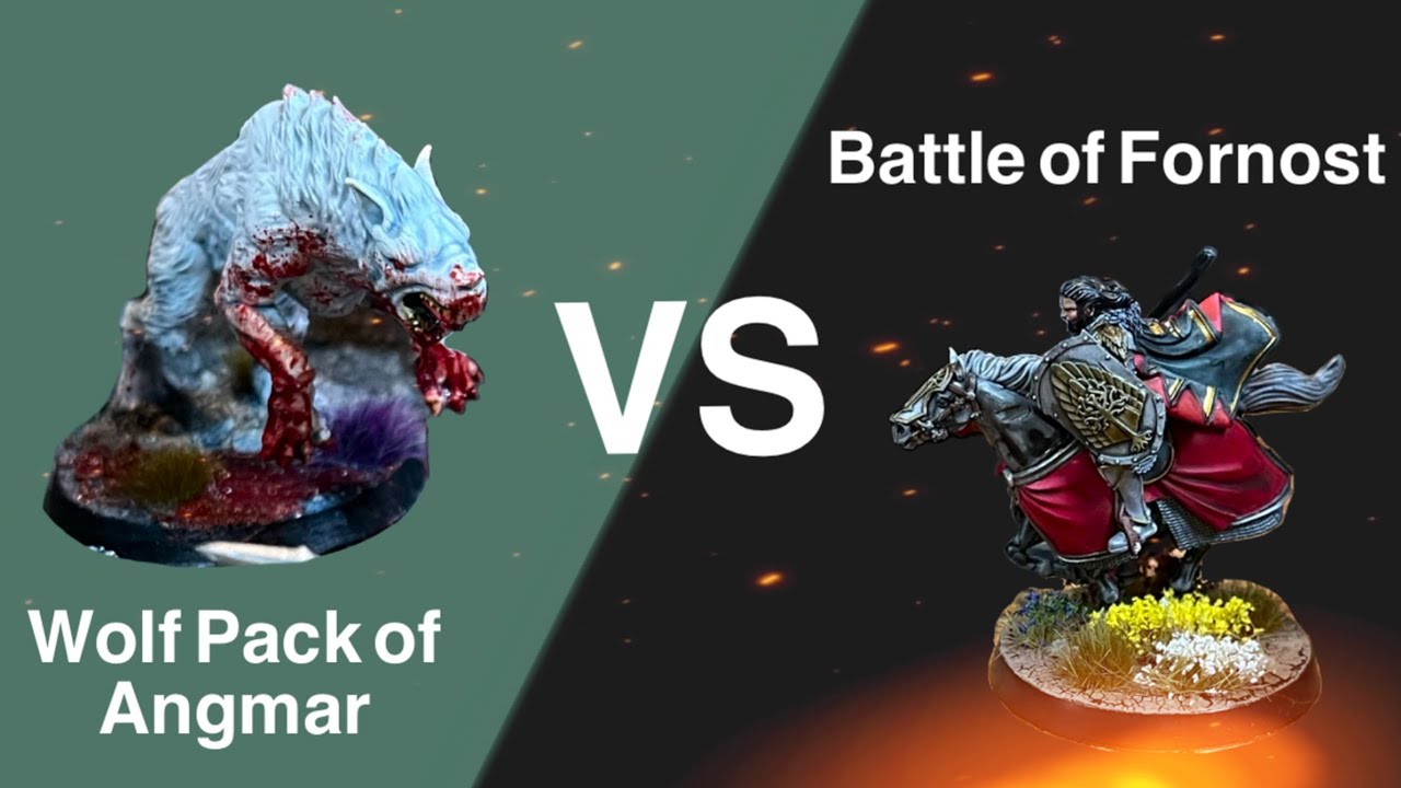 Wolf Pack of Angmar Vs Battle of Fornost Middle Earth Strategy Battle Game Battle Report