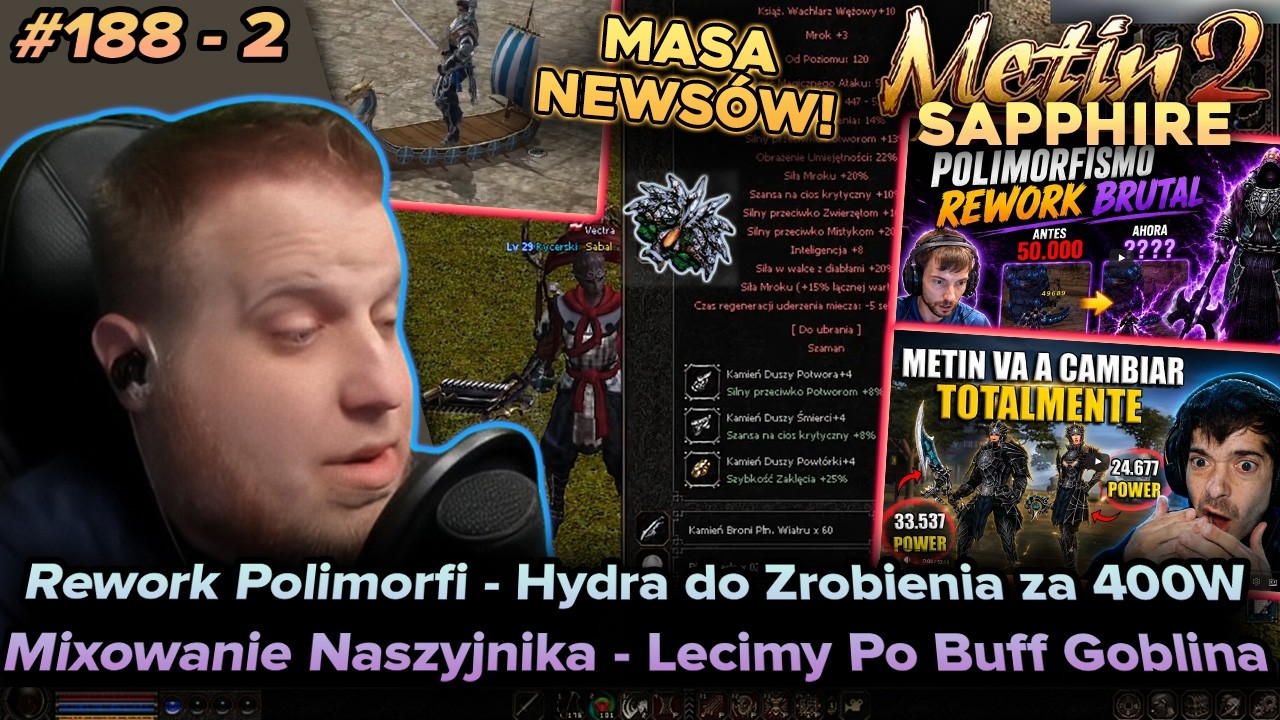 Sabal - Metin2 - Sapphire - Rework Polimorfi, mixowanie naszyjnika, mamy buffa z Goblina! - 91-2