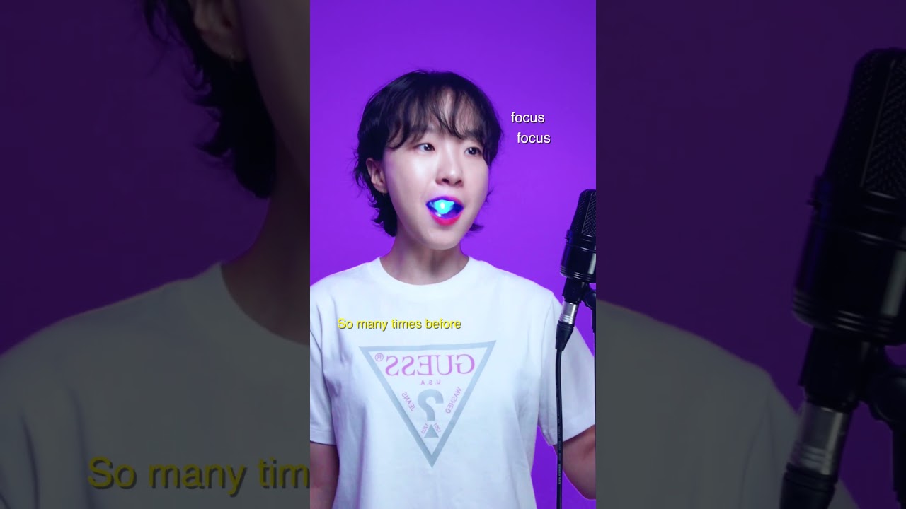 #part2 Singing with a flashing mouthpiece❗️🤣