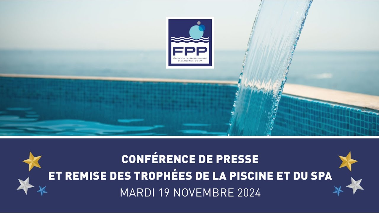 Conférence de presse des professionnels de la piscine au Salon Piscine Global 2024