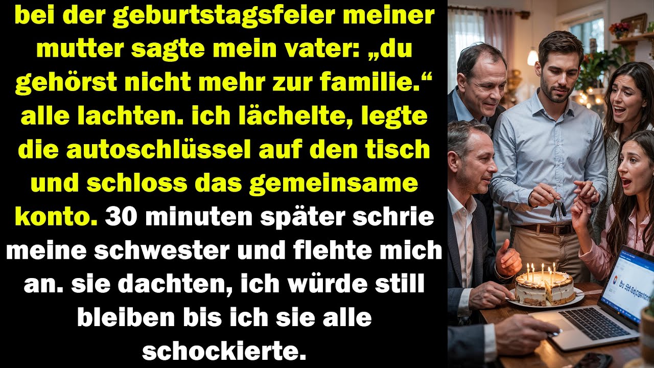 mein vater stieß mich aus der familie 30 minuten später flehte meine schwester mich unter tränen an