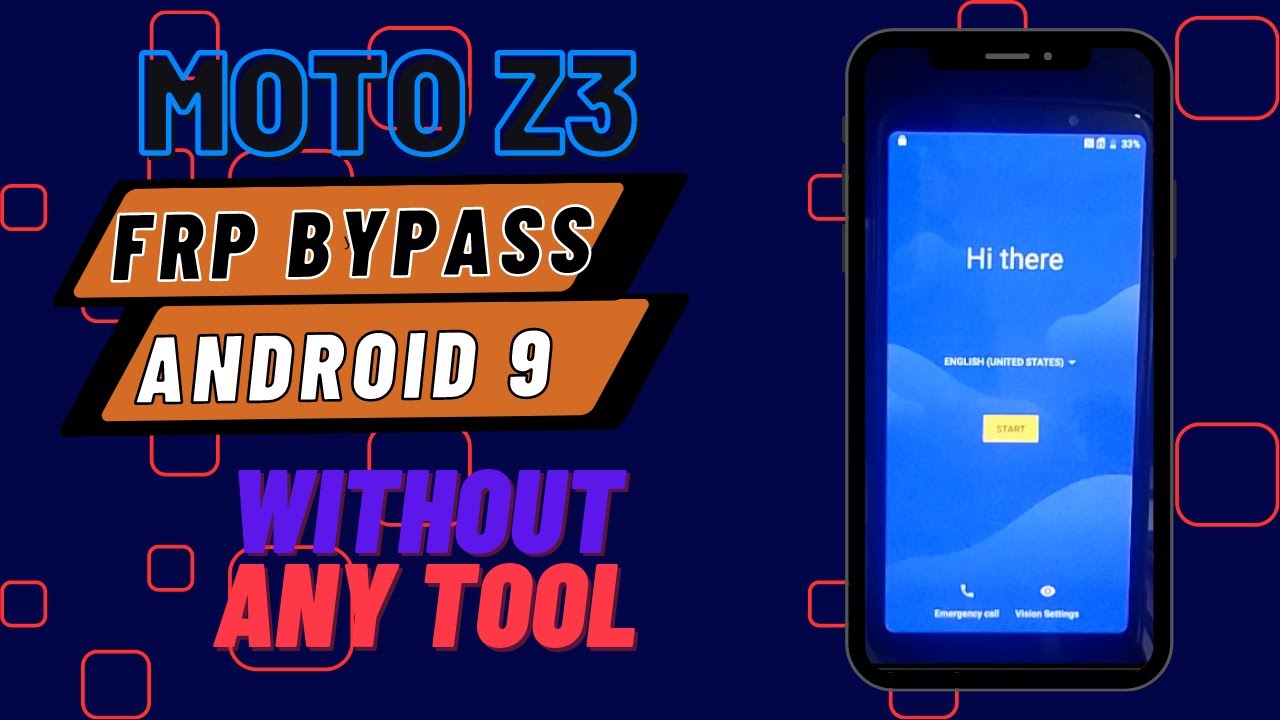 Moto Z3 (Andriod 9) Frp Bypass || Moto Z3 Google account remove without PC