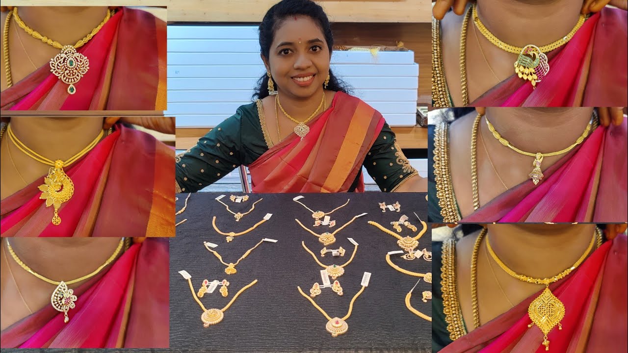 Light Weight Feather Necklace Designs with Earrings Peacock, Dancing Doll & Lakshmi Pendant Necklace