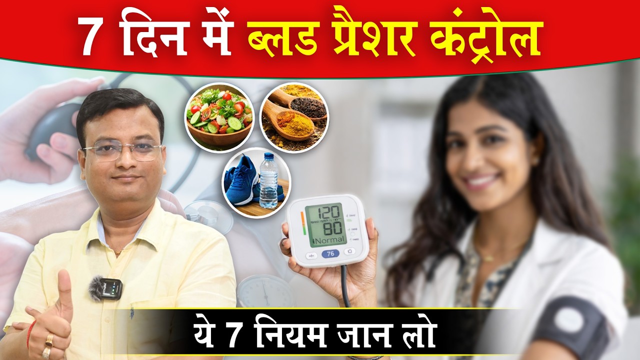 हाई ब्लड प्रैशर का पक्का आयुर्वेदिक इलाज : 7 दिन मे | Vd. Prateek Agrawal (1059) #highbloodpressure