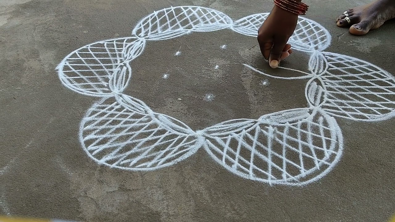 5x3 easy rangoli design
