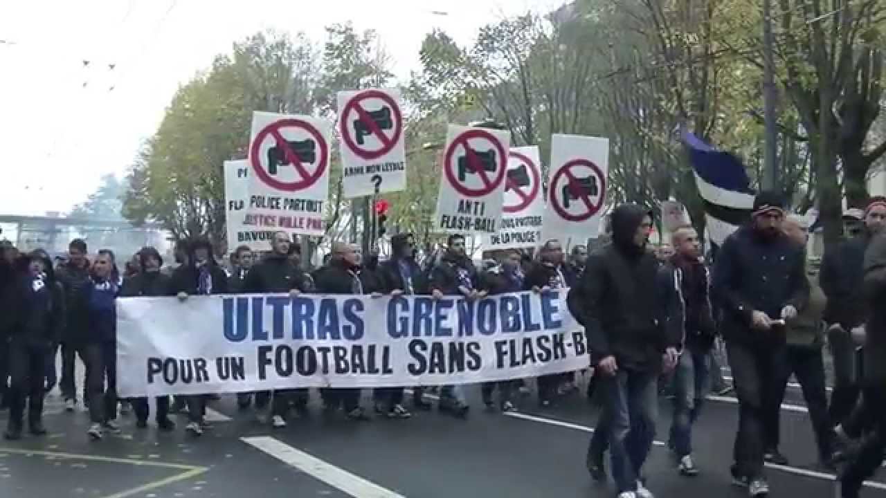 Manifestation des supporters à Lyon