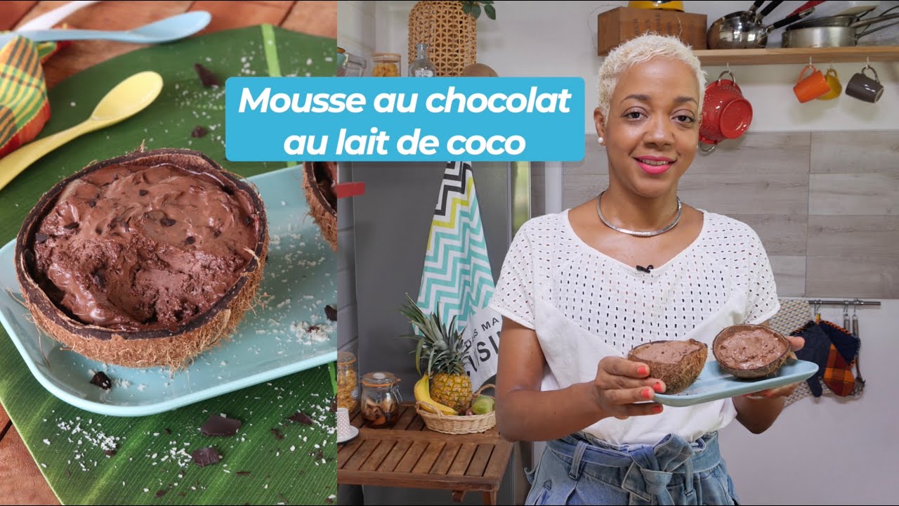 Mousse au CHOCOLAT au lait de coco
