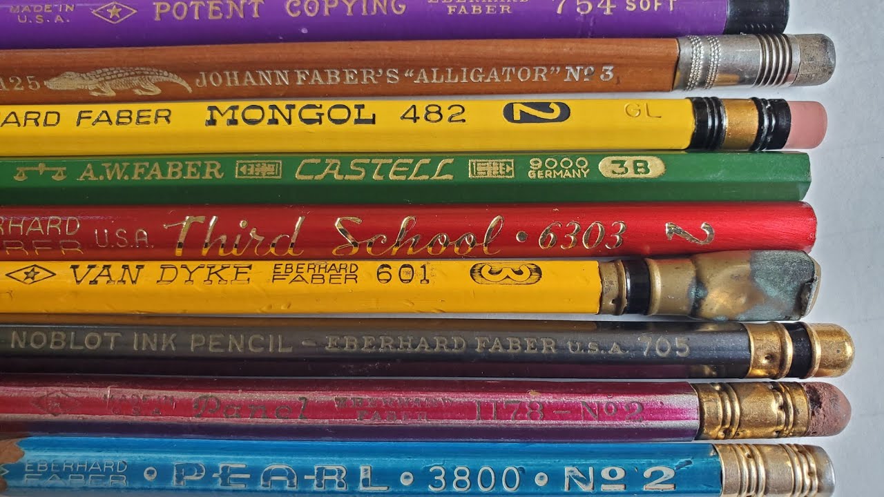 Faber Family Pencils: a Tour Through My Faber Pencil Collection