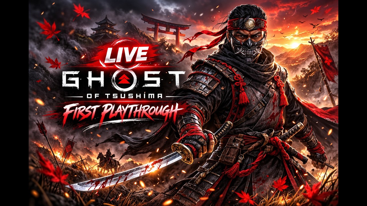 Ghost of Tsushima LIVE 🔥 First Playthrough | Malayalam PS5 Gameplay