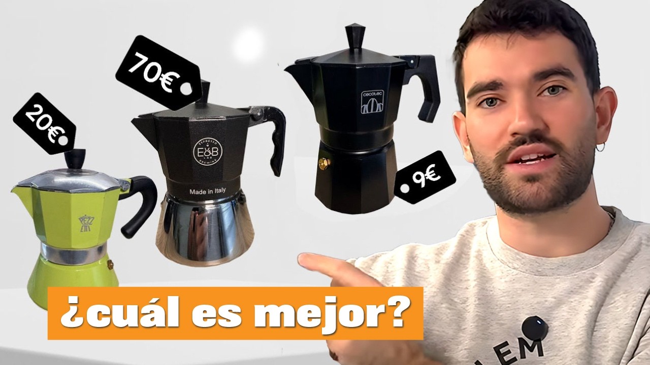 ¿Qué cafetera italiana es mejor? 10€, 20€ y 70€ ¿Vale la pena pagar más?