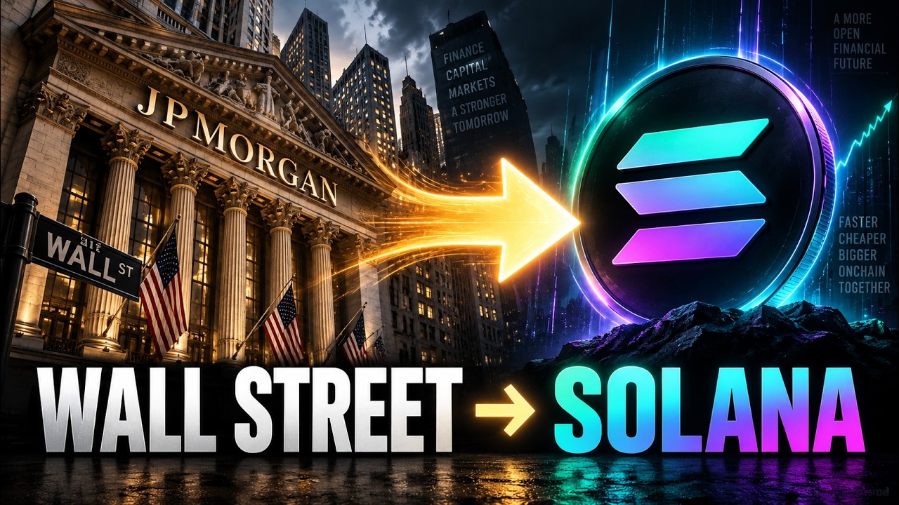 🚨 SOLANA : JPMORGAN PR&Eacute;PARE L&rsquo;ARRIV&Eacute;E DES BANQUES !
