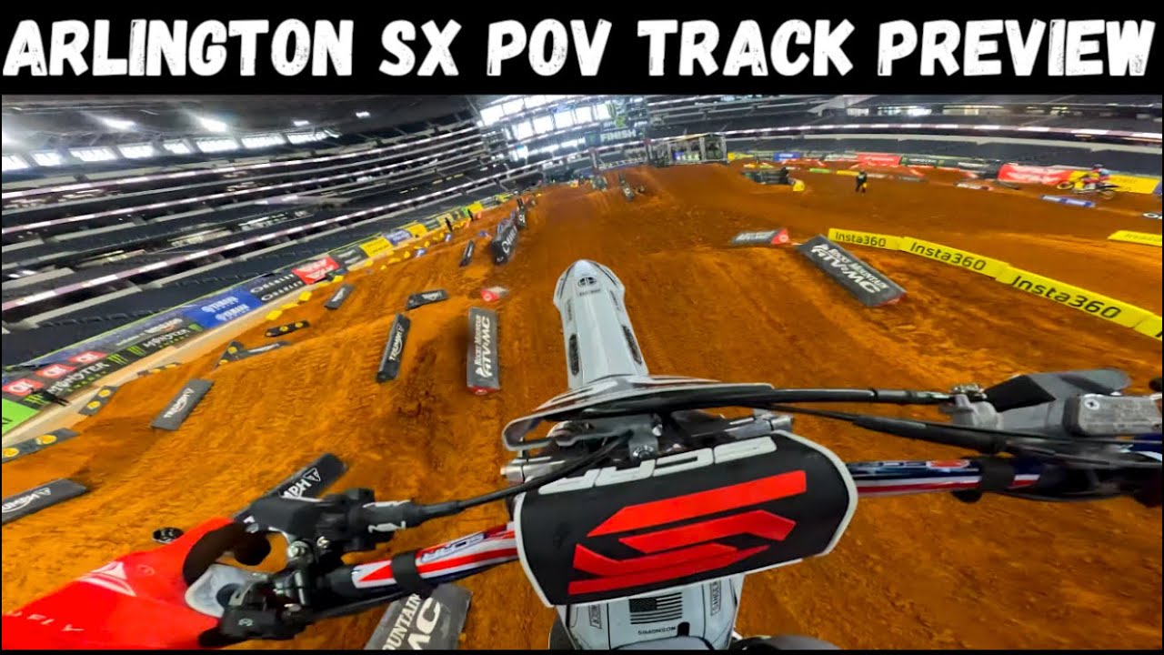 Arlington Supercross GoPro POV Track Preview with ClubMX Yamaha’s Devin Simonson