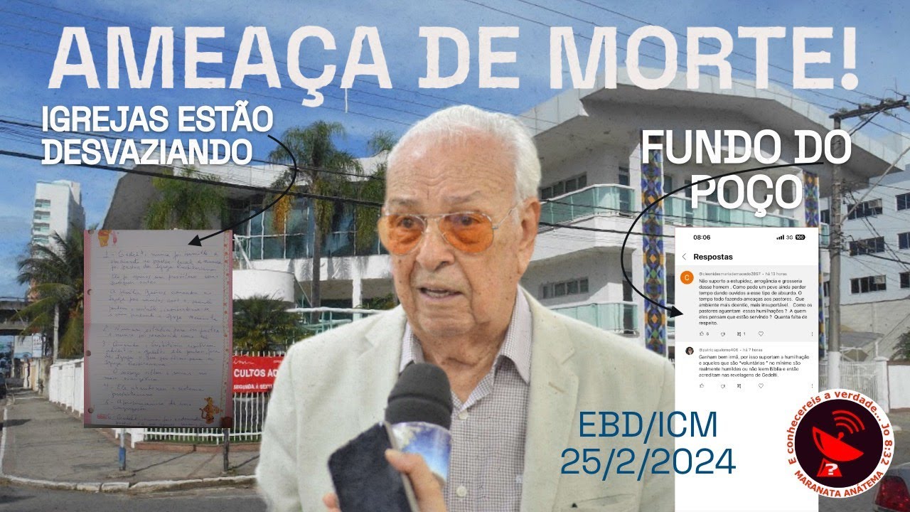 PASTOR AMEAÇADO DE MORTE! Fundo do POÇO e Igreja DESVAZIANDO!