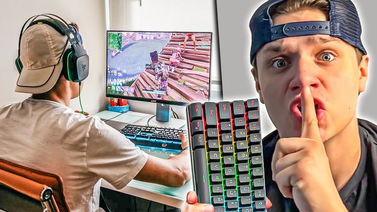 Prankar min kompis med ett TRÅDLÖST TANGENTBORD!