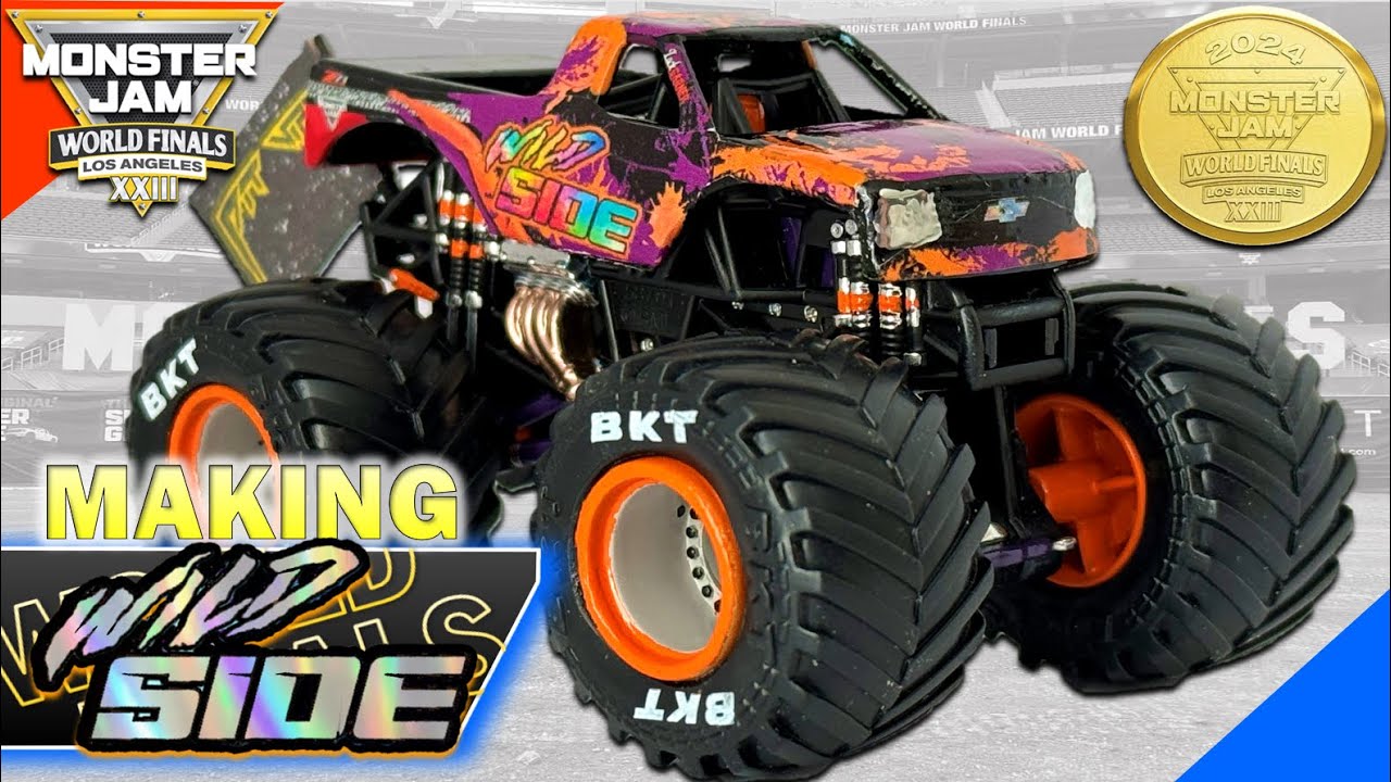 Making Wild Side | Monster Jam Customs (World Finals 23 Replicas)