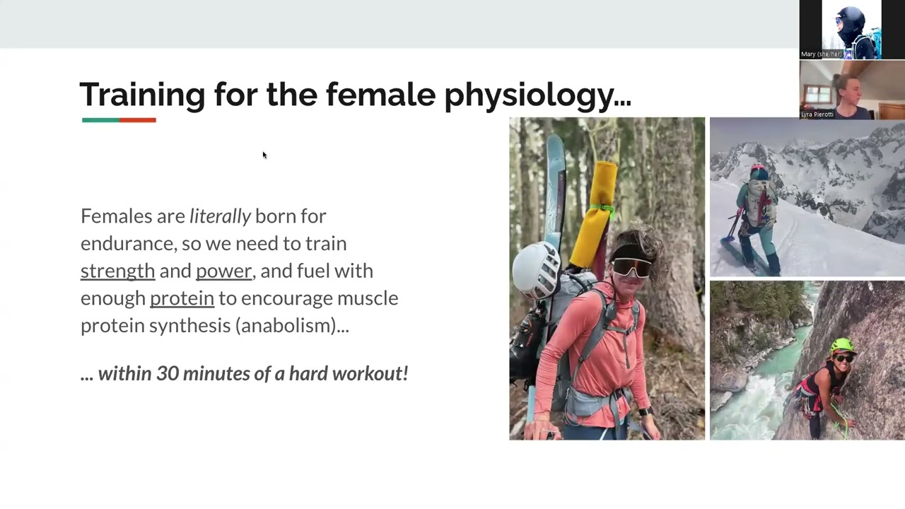 Understanding the Female Athlete: Physiology-Based Training for the Mountains