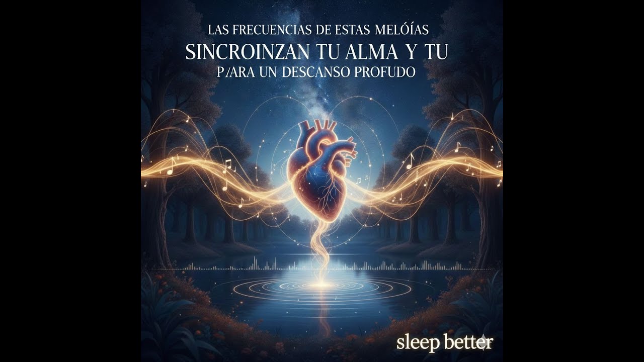 LAS FRECUENCIAS DE ESTAS MELODÍAS SINCRONIZAN TU ALMA Y TU CORAZÓN PARA UN DESCANSO PROFUNDO